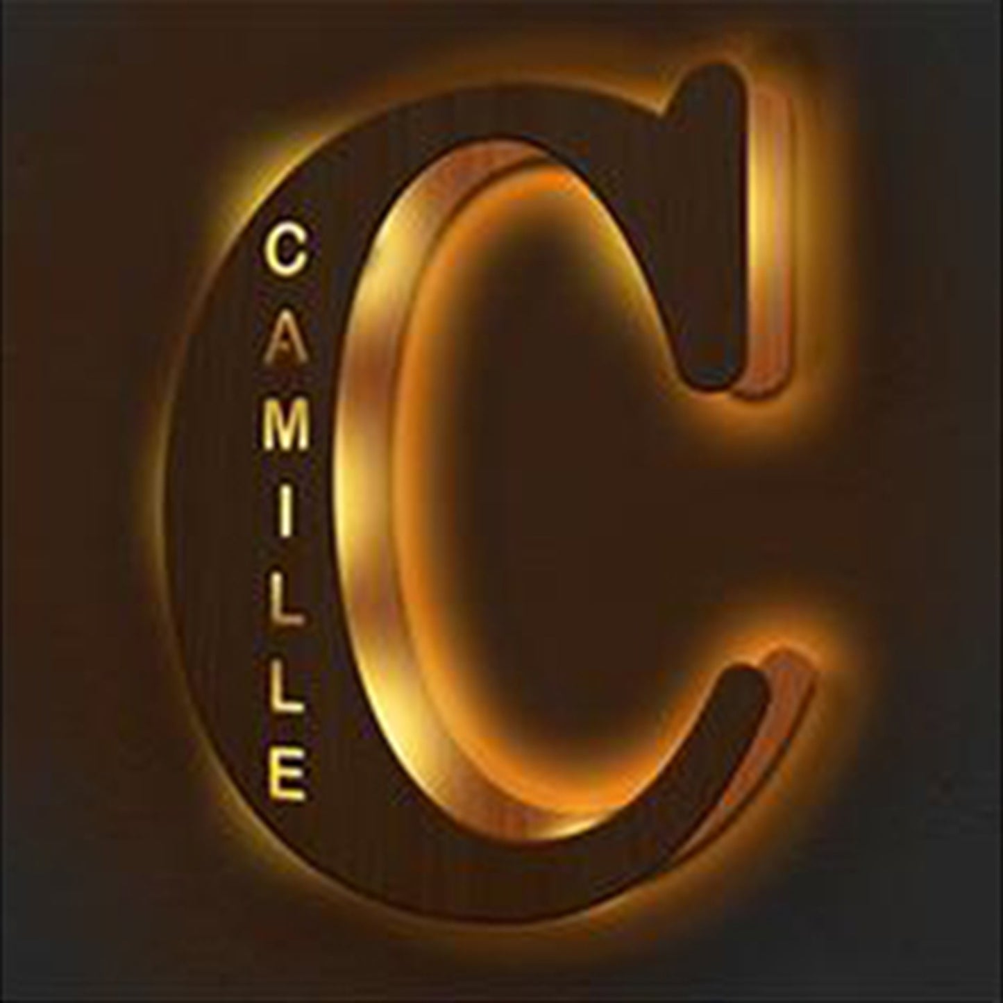 WOODEN NAME LETTER NIGHT LIGHT