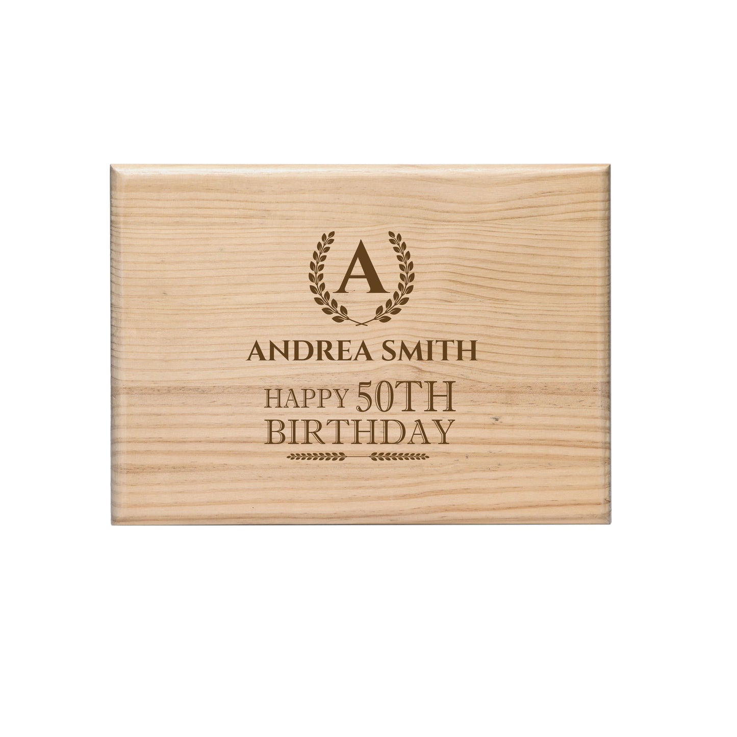 Engraved picnic basket