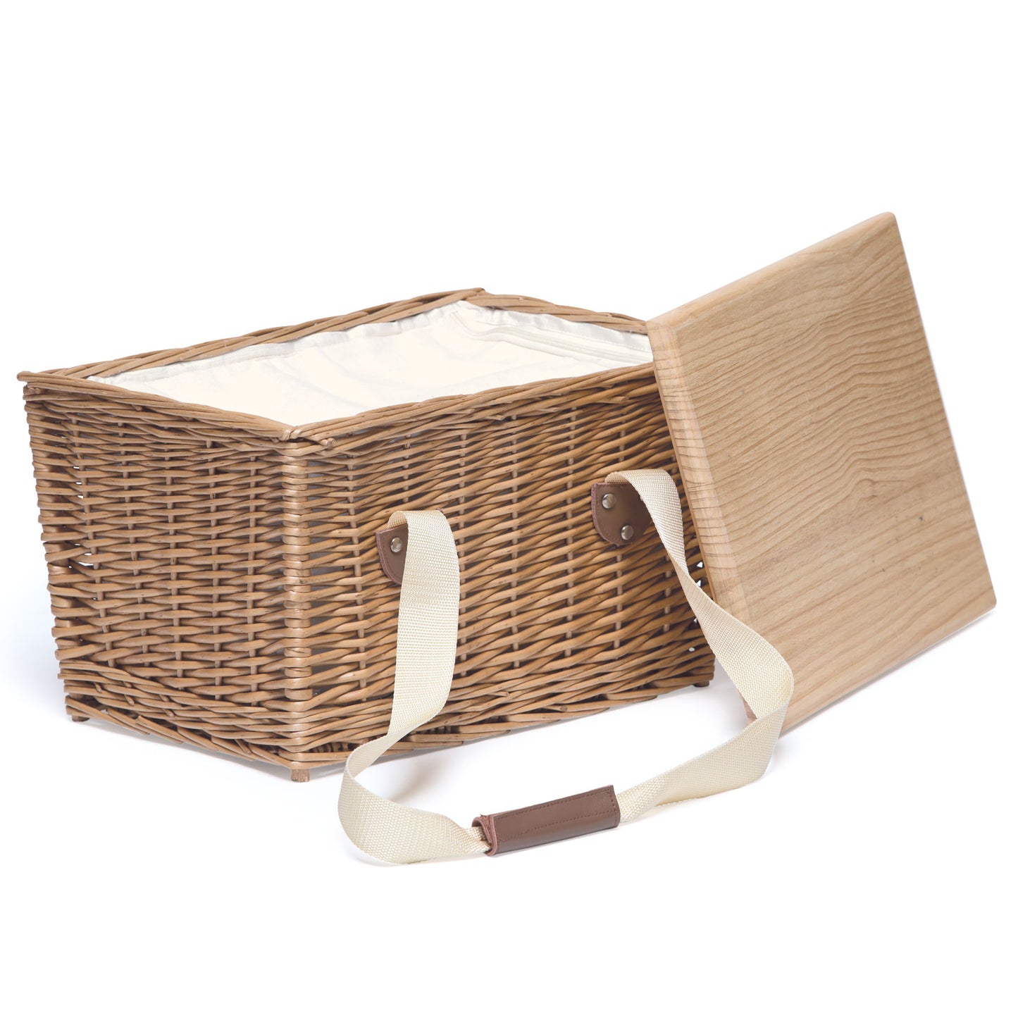Engraved picnic basket