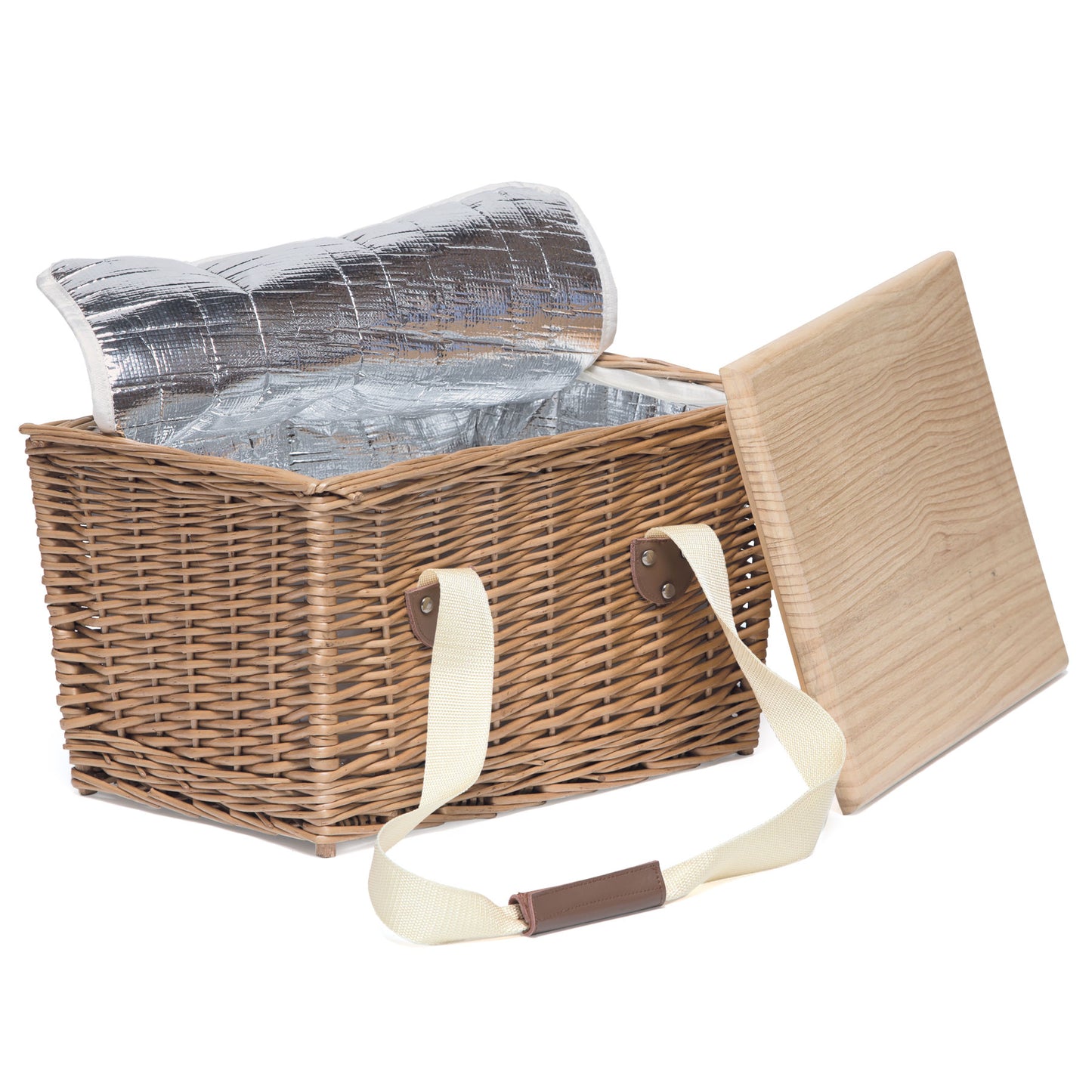 Engraved picnic basket