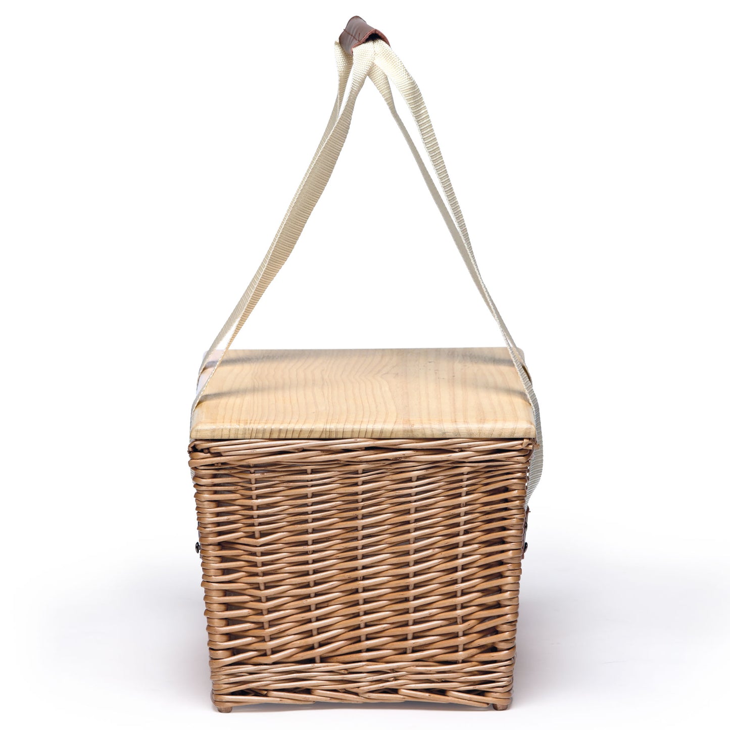 Engraved picnic basket