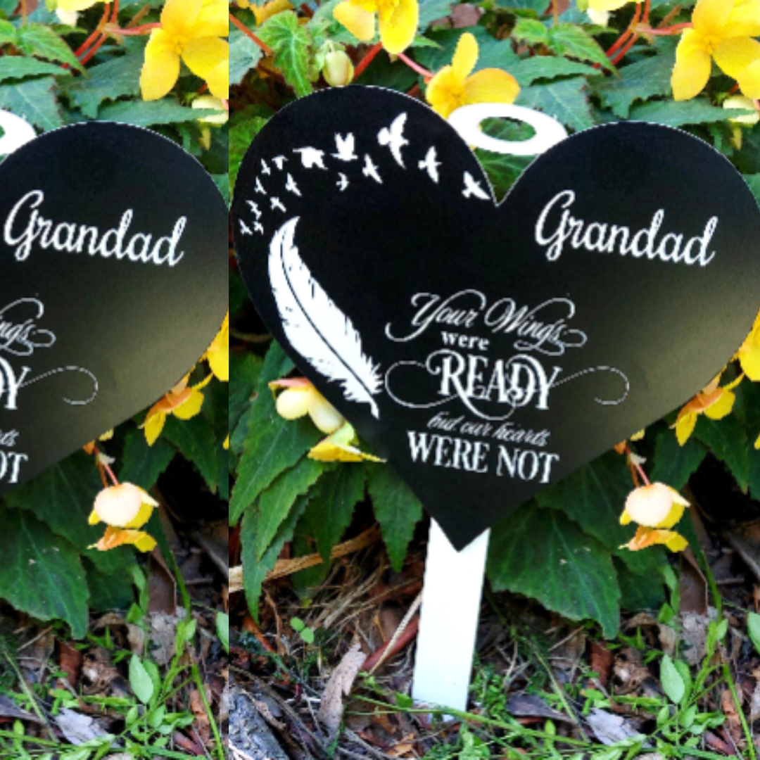 Personalised Engraved Garden Memorial - Large