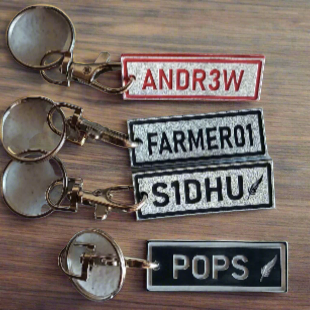 Personalised Keyring