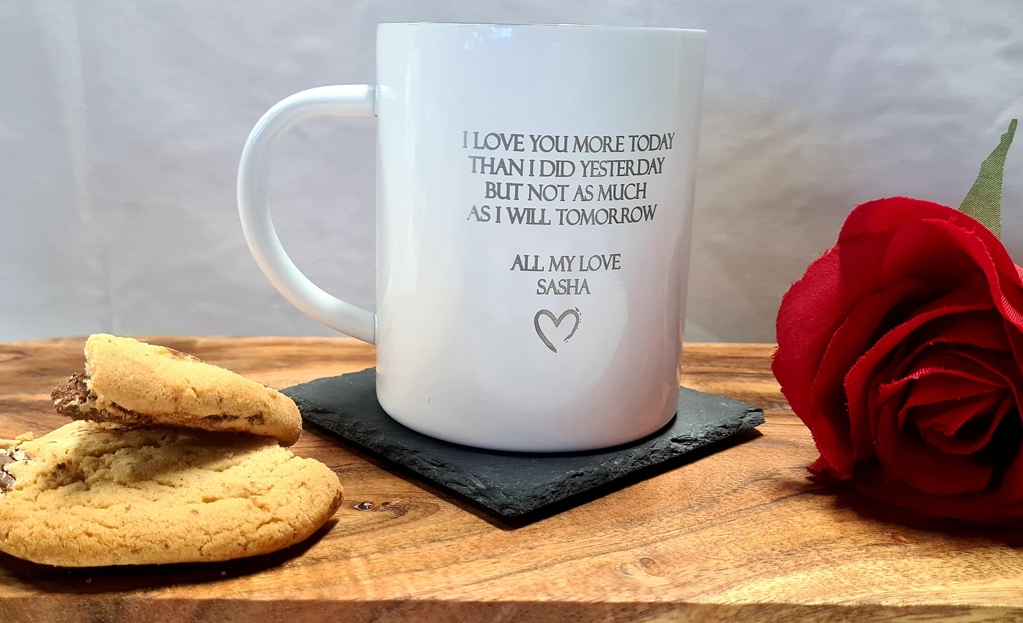 Custom Message Mug- Stainless Steel - Etch Cetera