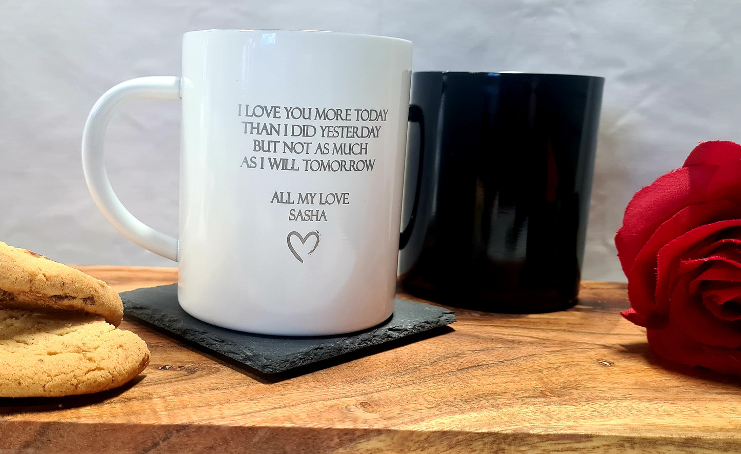 Custom Message Mug- Stainless Steel - Etch Cetera