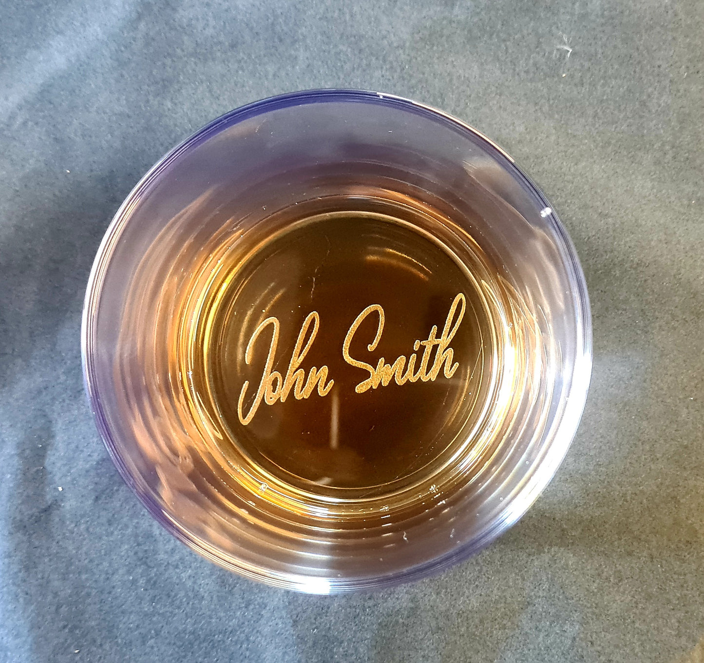 Luxury Bottom Engraved Glass Tumblers - Etch Cetera