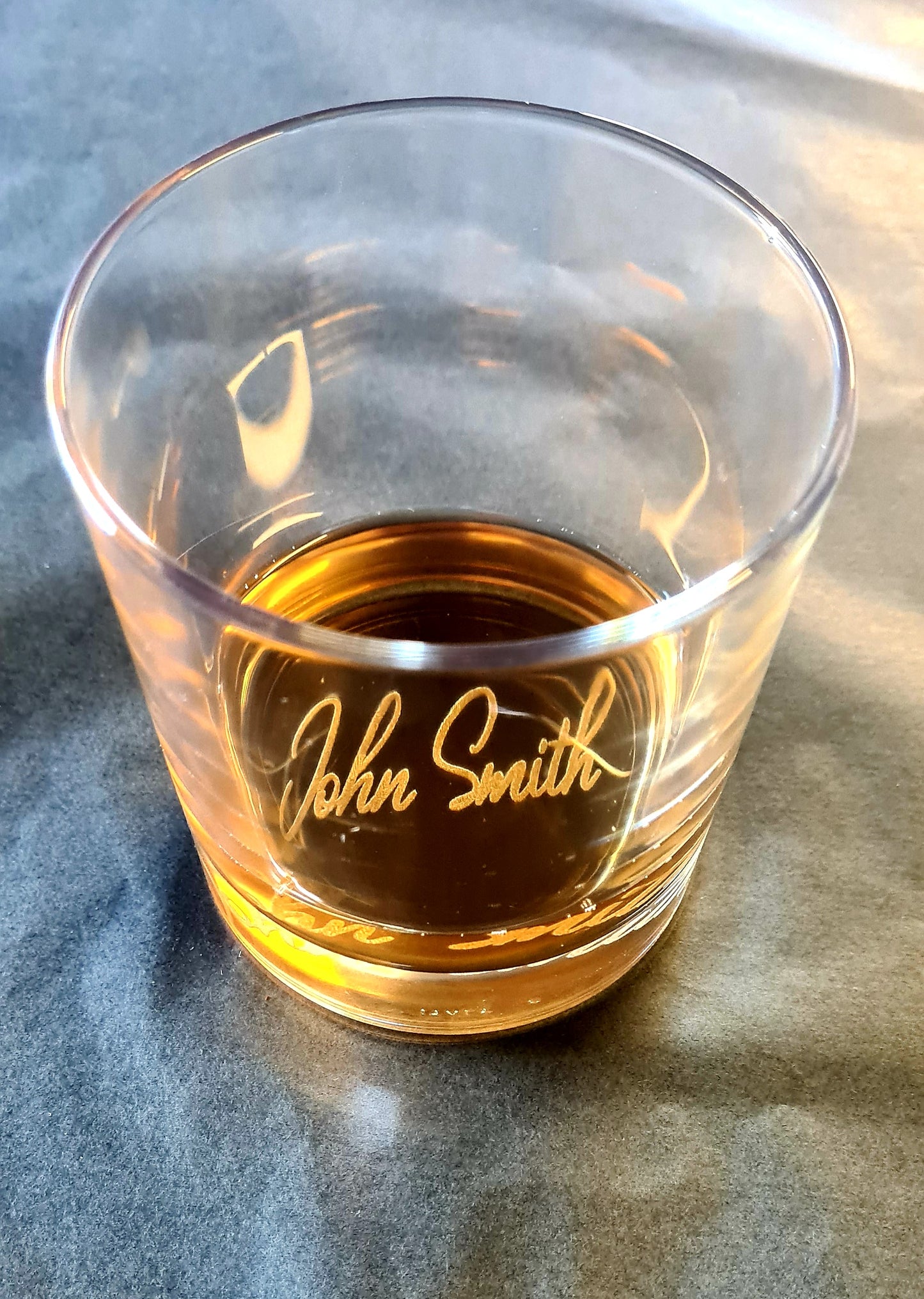Luxury Bottom Engraved Glass Tumblers - Etch Cetera