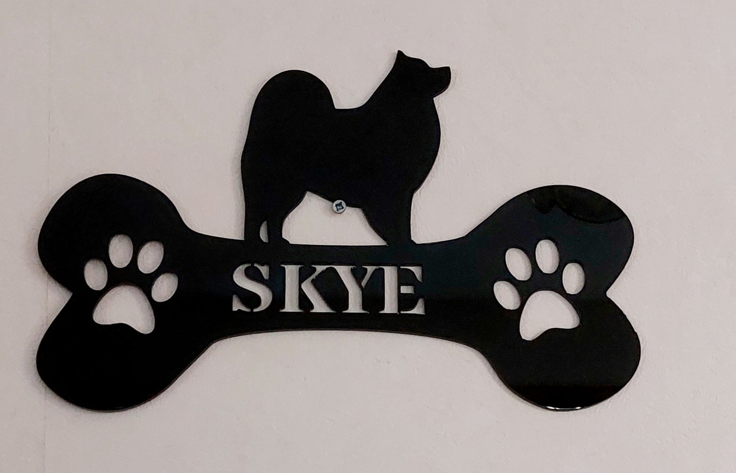Personalised Dog crate/kennel sign - Etch Cetera
