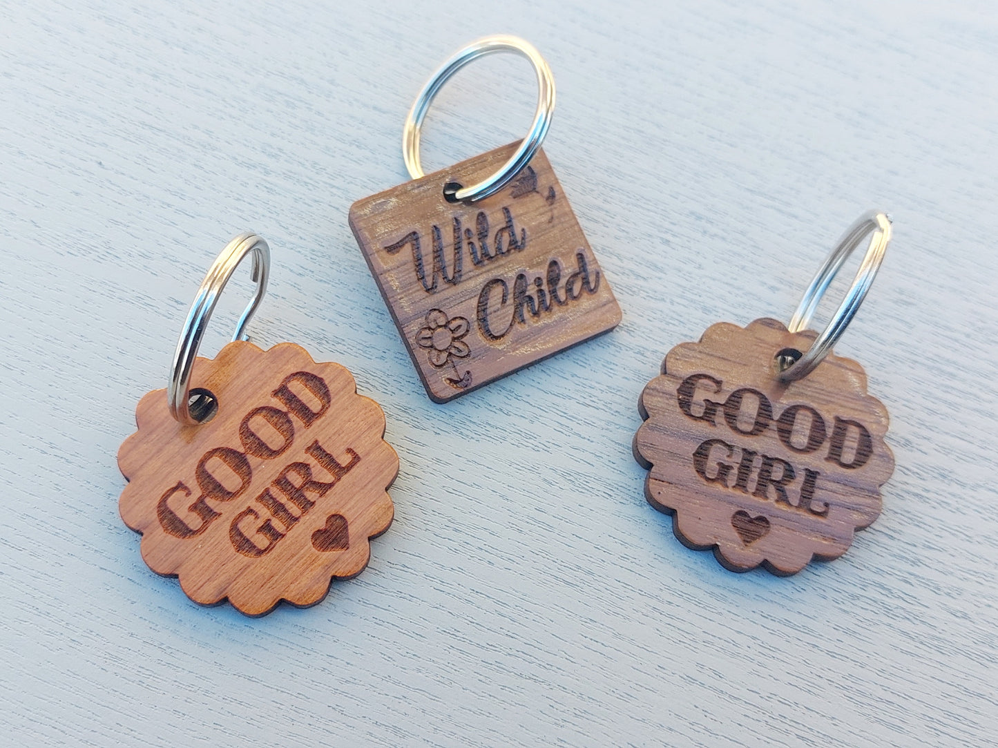 Wooden Pet tags - Etch Cetera