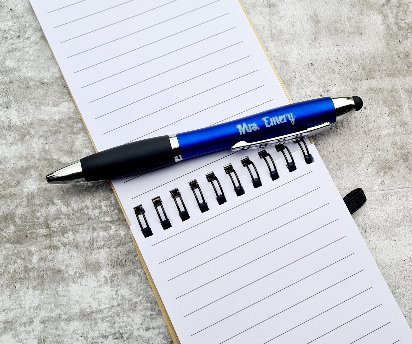 Personalised notepad and pen -Teacher appreciation end of the term gift
