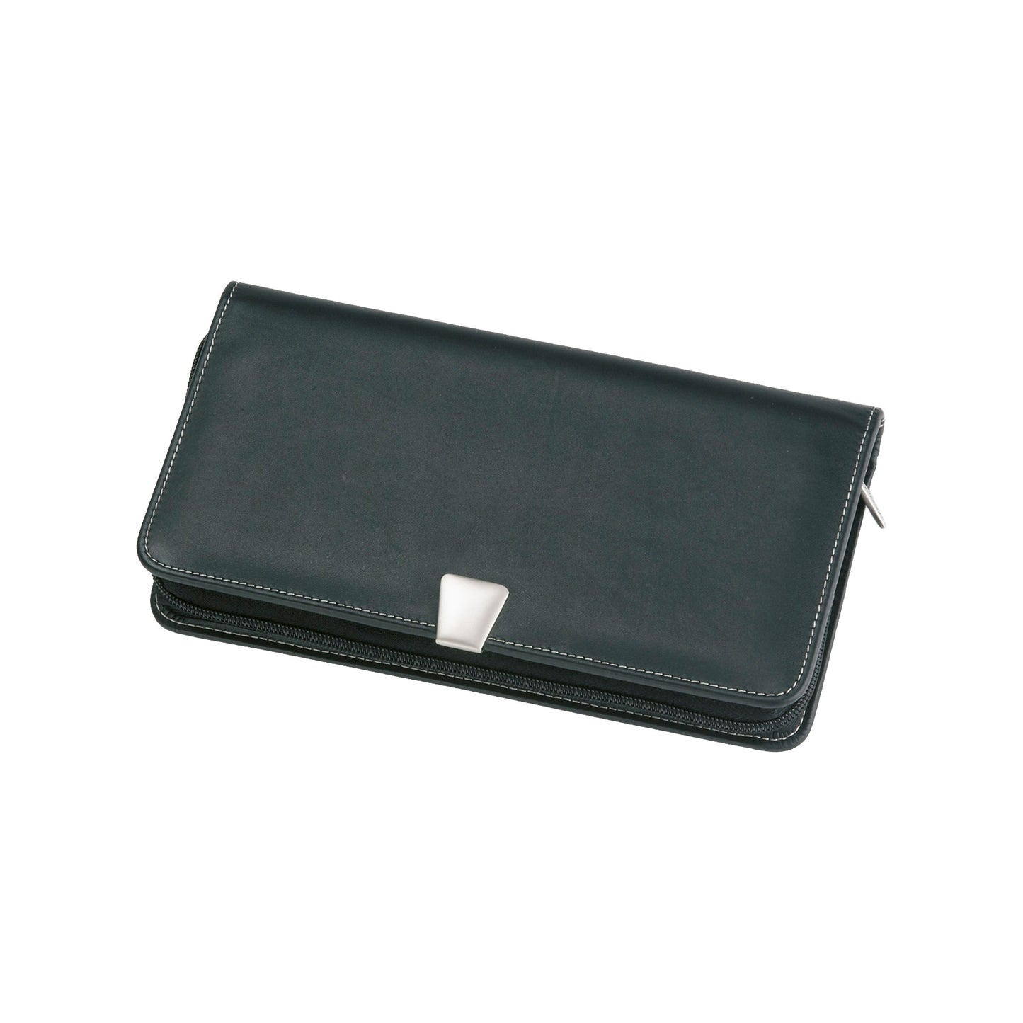Personalised leather travel wallet