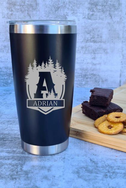 Outdoor monogram personalised Travel Tumbler