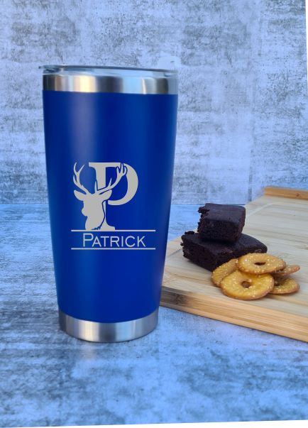 Antler monogram personalised Travel Tumbler - 600ml