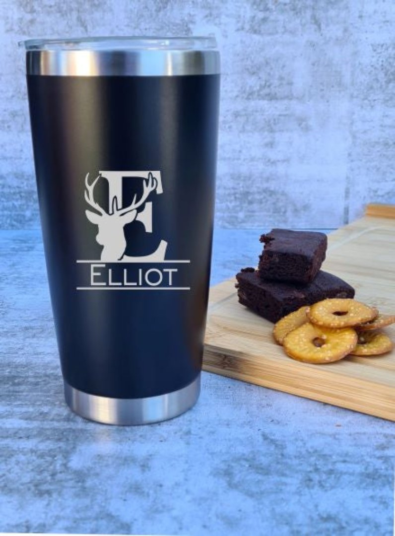 Antler monogram personalised Travel Tumbler - 600ml