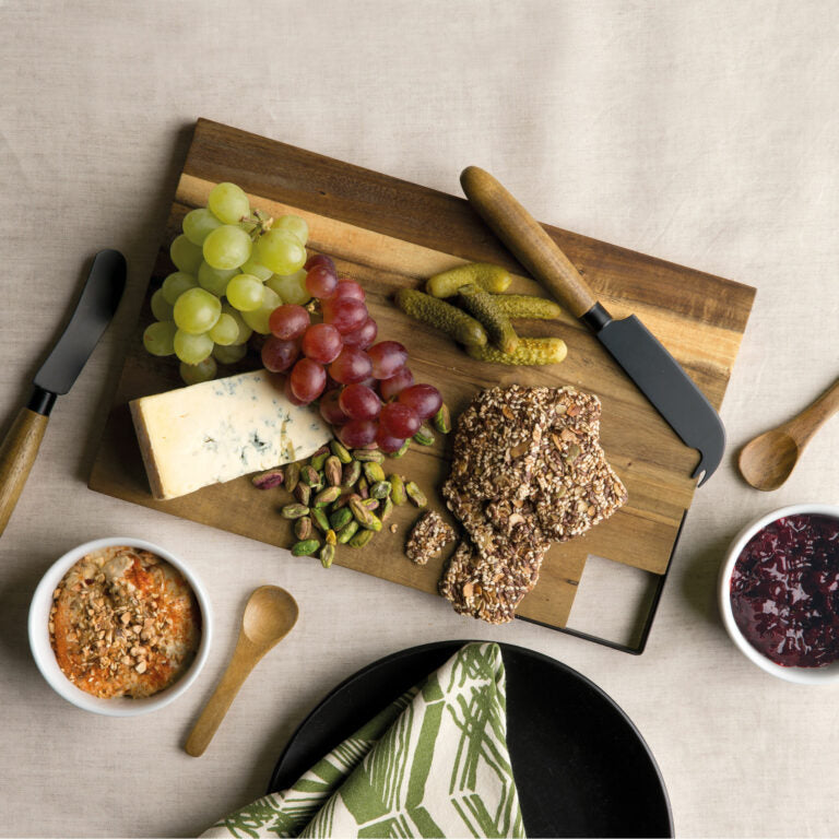 Branded gourmet serving board set