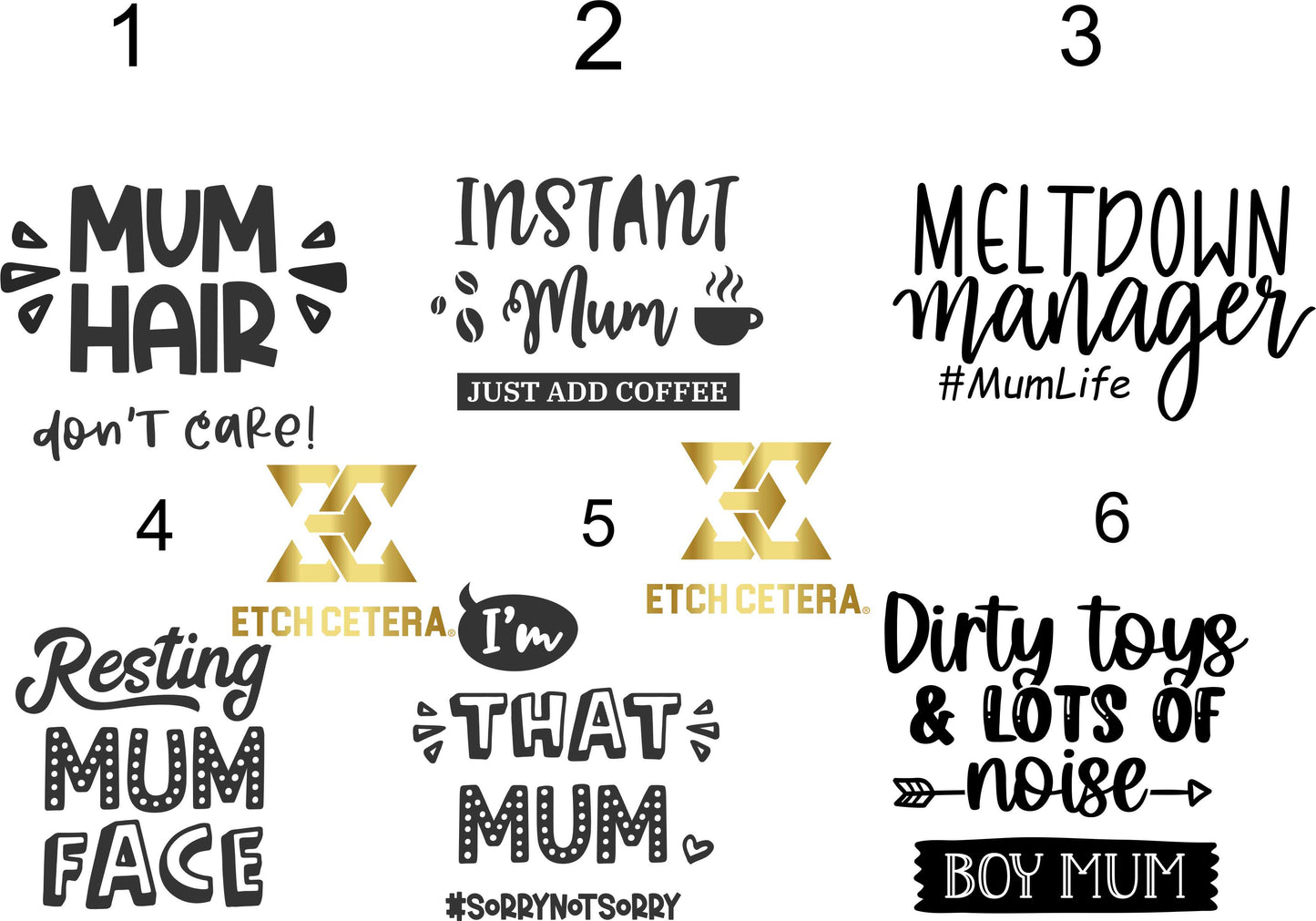 Funny Stainless steel mug- for mum - Etch Cetera