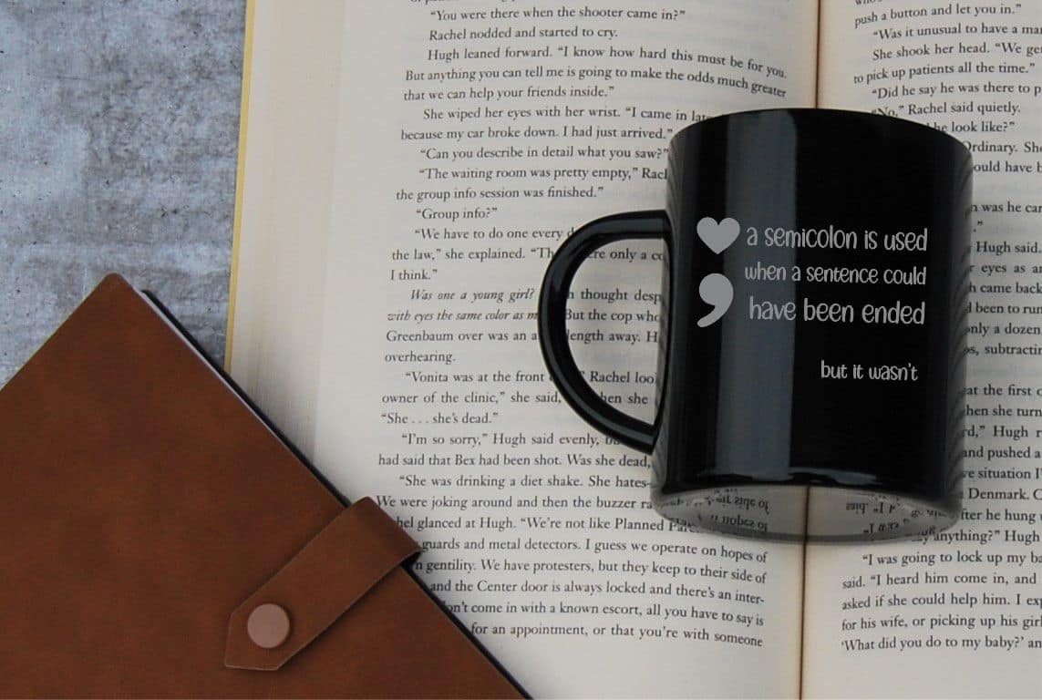 Mental health awareness engraved mug