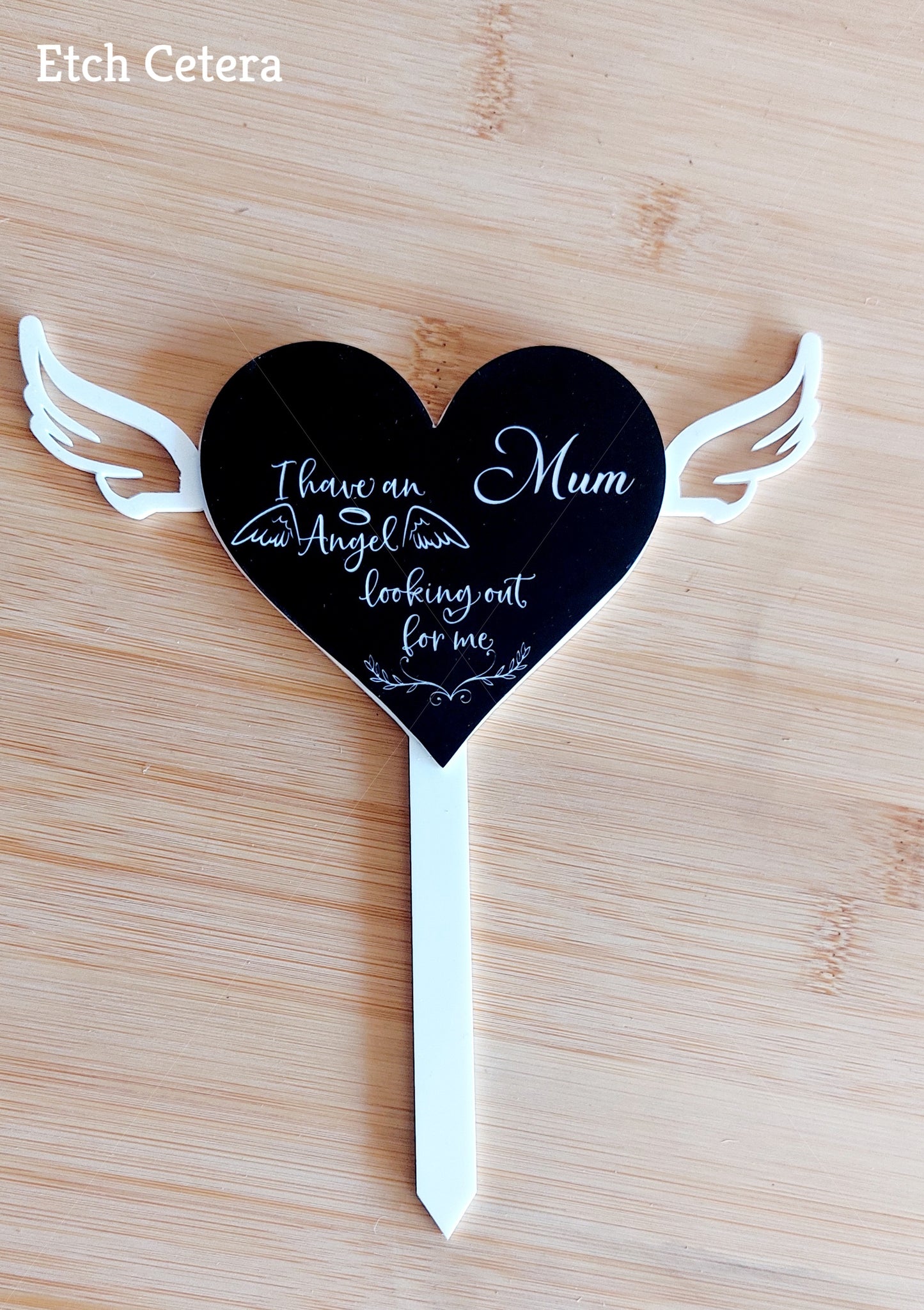 Personalised engraved garden memorial for pets - Small - Etch Cetera