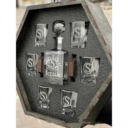 Whiskey Wine Decanter Wine Box Ornaments