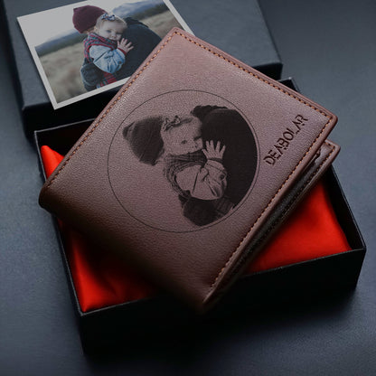 Custom Engraved Leather Wallet