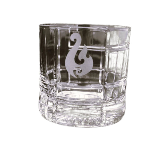 Etched Luxury Whisky Glass