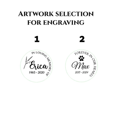 Personalised Engraved Memorial Candle