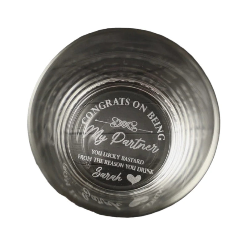 Personalised Funny Whisky Glass