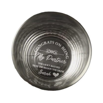 Personalised Funny Whisky Glass