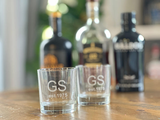 Customised Whisky Glass Giftsets
