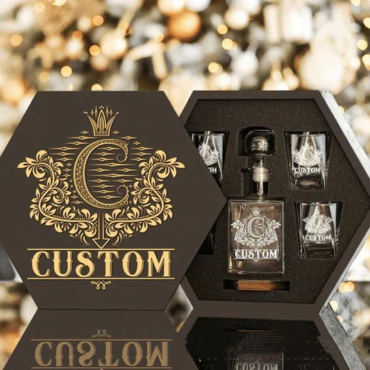 Whiskey Wine Decanter Wine Box Ornaments