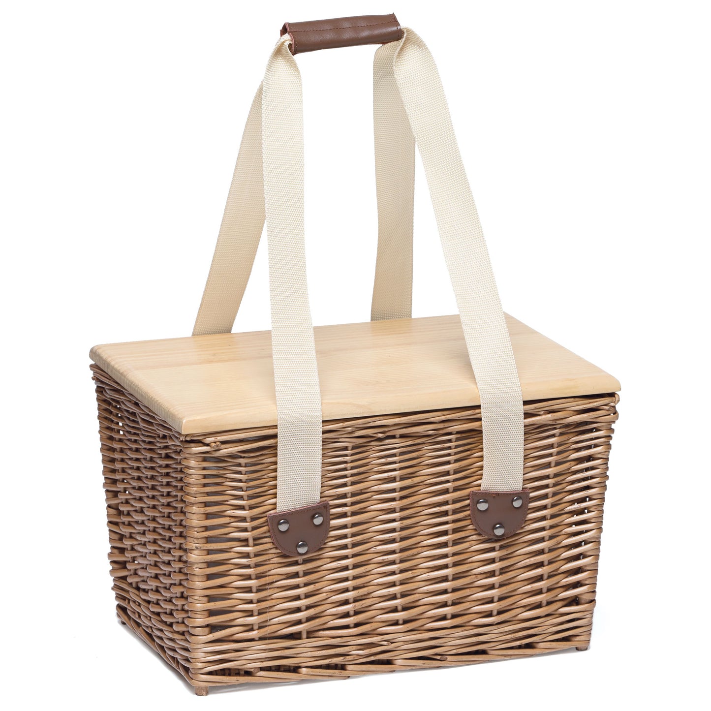Engraved picnic basket