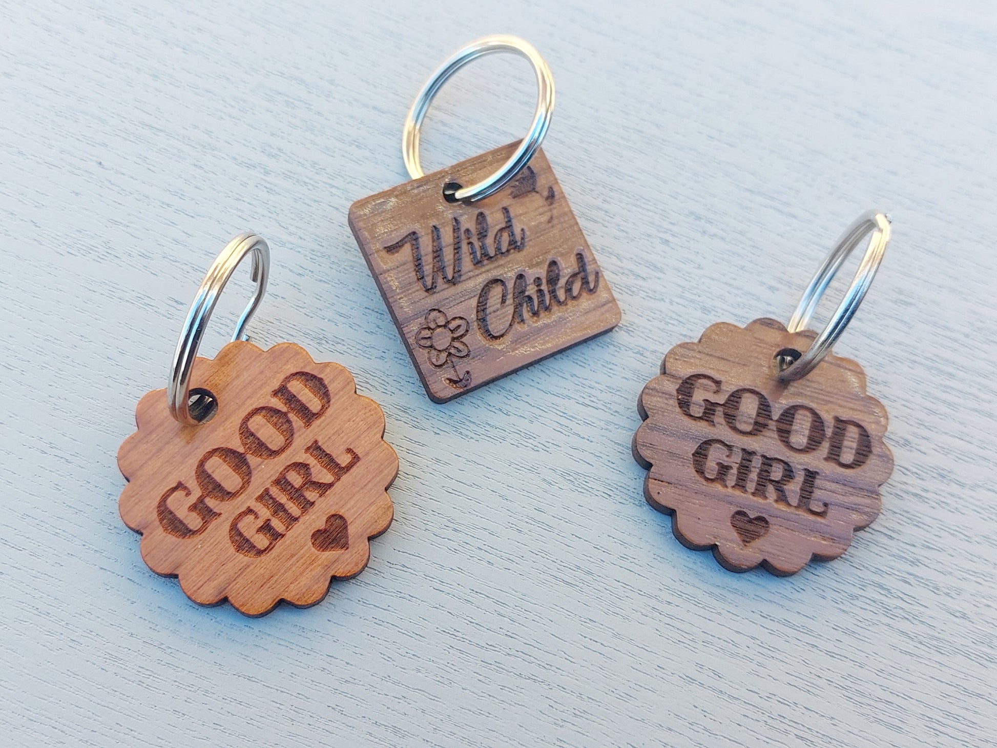 Wooden Pet tags - Etch Cetera 