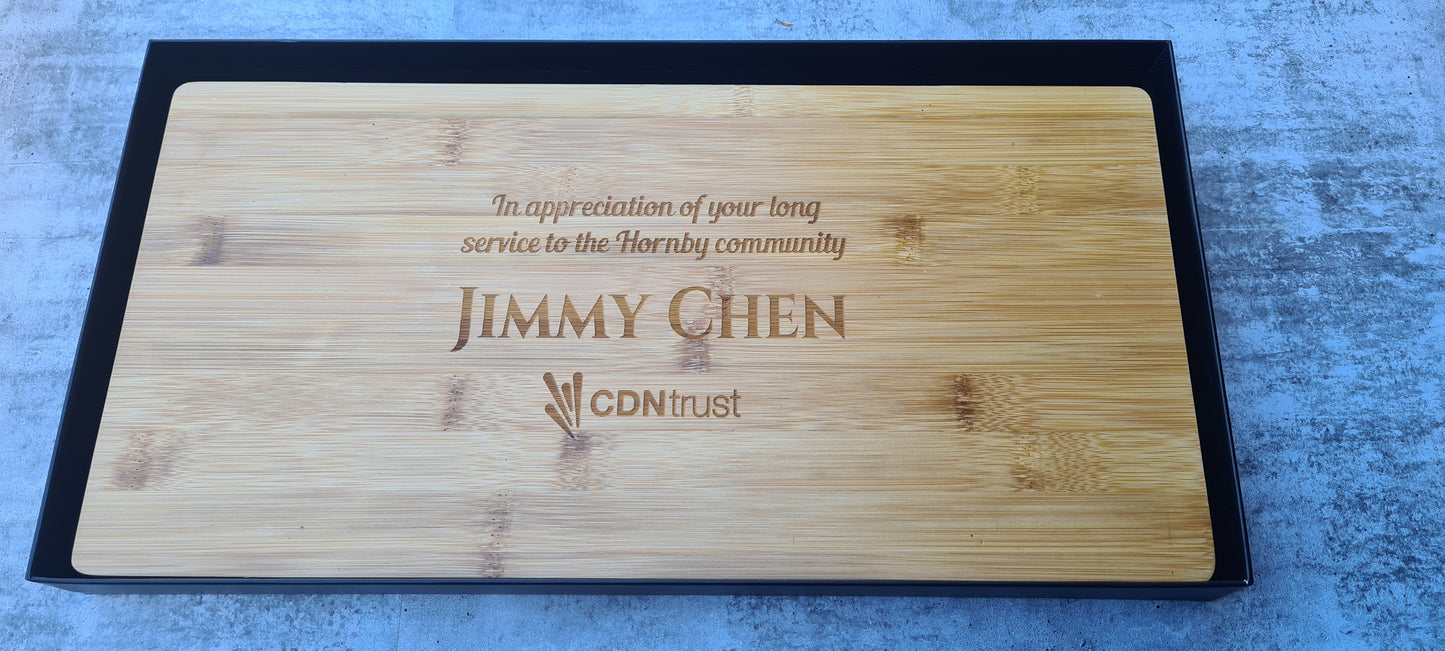 Personalised Gourmet Cheese Board Set