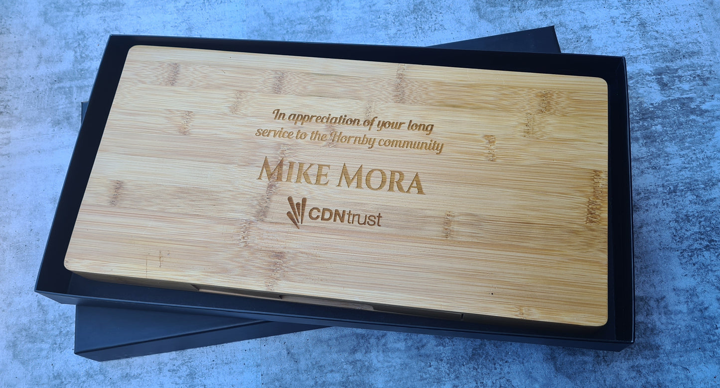 Personalised Gourmet Cheese Board Set