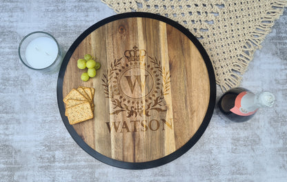 Custom Engraved lazy Susan