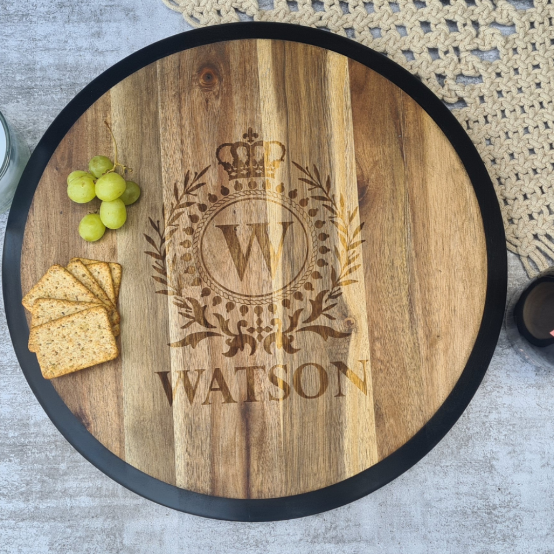 Custom Engraved lazy Susan