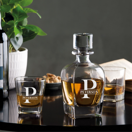 Personalised Whisky Decanter Set