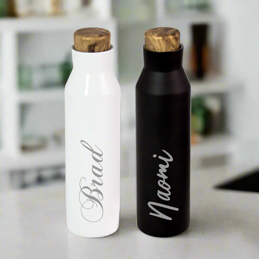 Engraved Contemporary Thermo Bottle