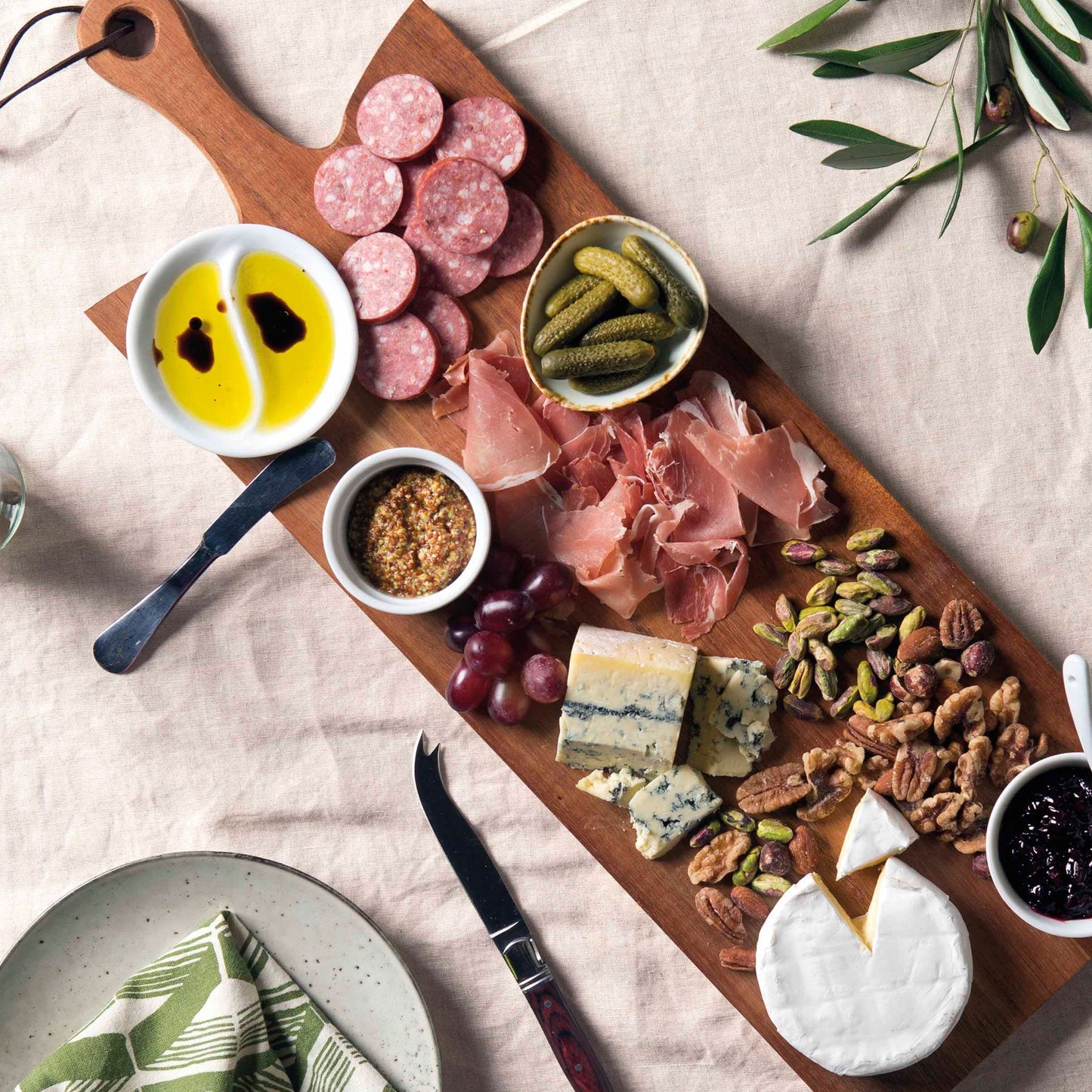 Engraved charcuterie Serving board